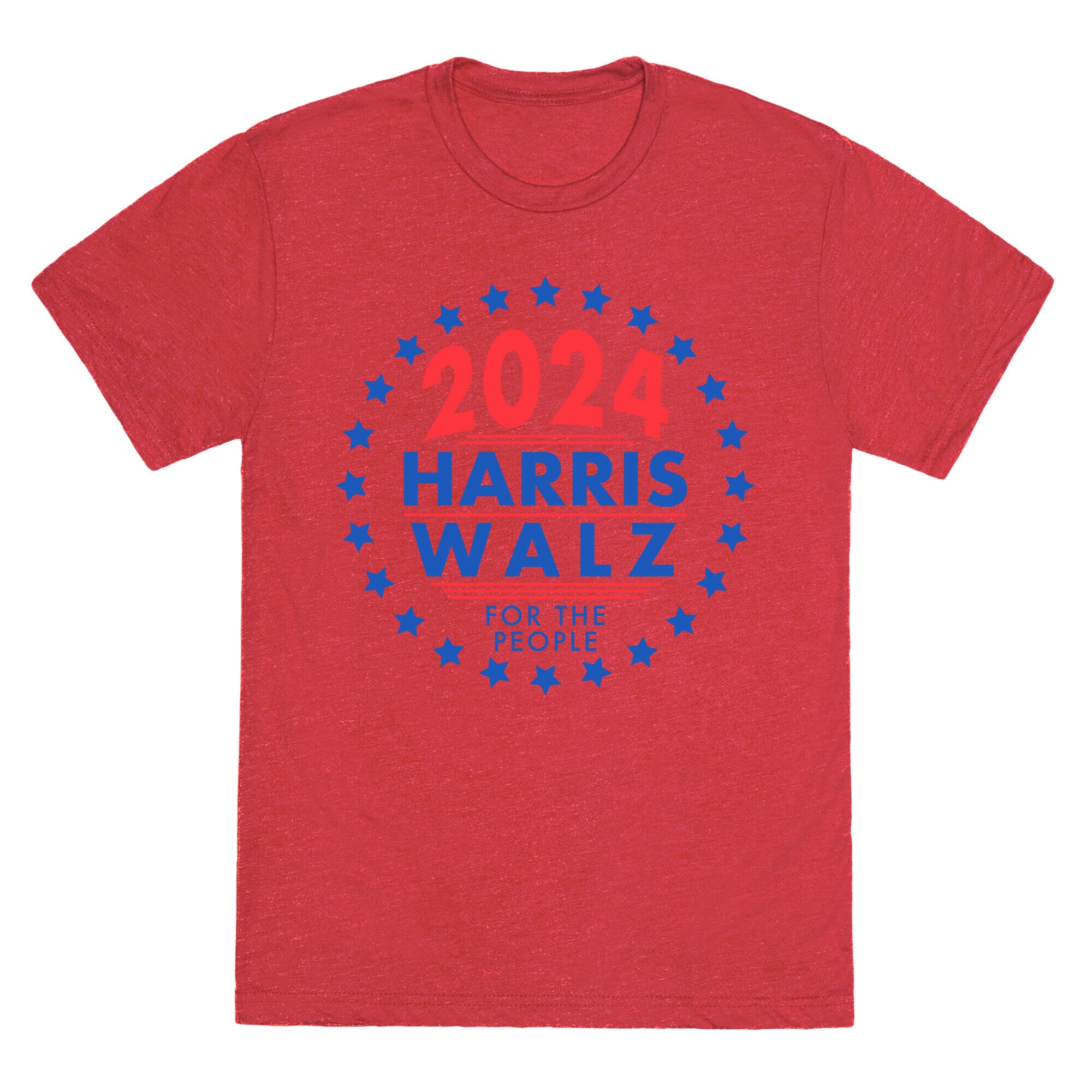 2024 Harris Walz For The People Unisex Triblend Tee